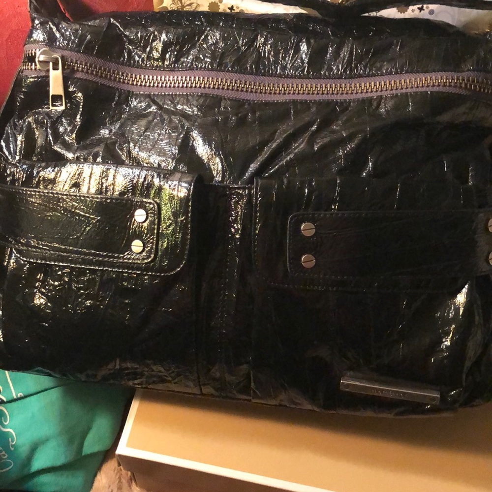 Matt and Nat hobo crinkle  patent leather